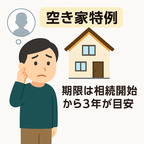 空き家特例3年で売却