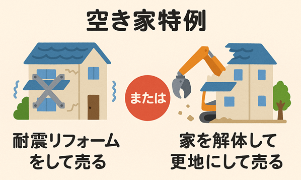 空き家特例2つの選択